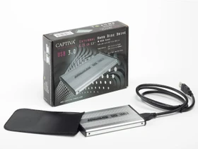 Captiva External Hard Disc Drive, USB 3.0 Micro-B