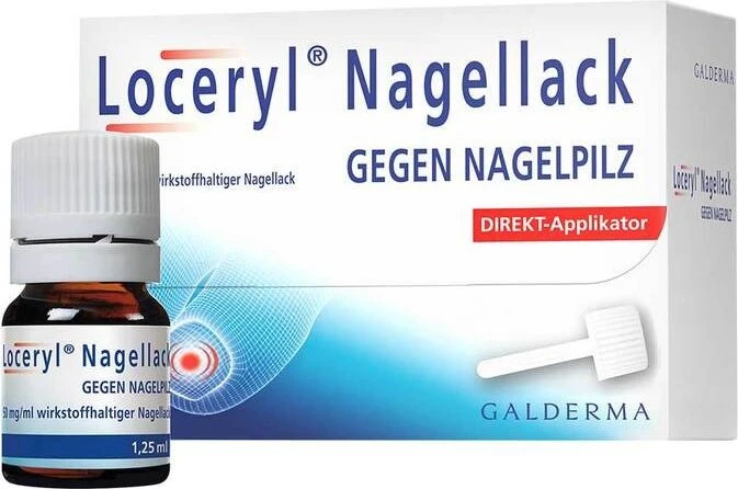 Galderma Loceryl Nagellack gegen Nagelpilz mit Direkt-Applikator, 1.25ml