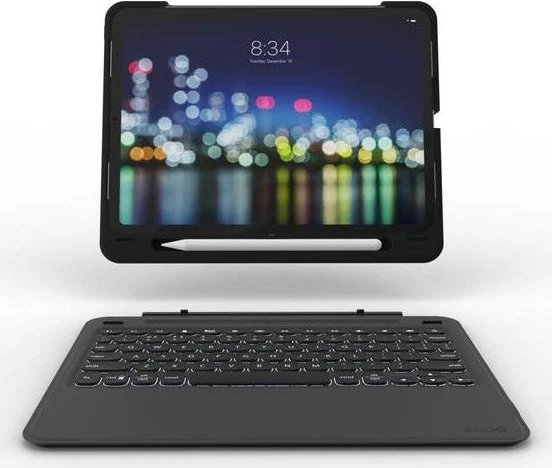 ZAGG Slim Book Go für iPad Pro 12.9" 3. Gen, schwarz, DE