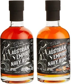 Albert Michler's Austrian Empire Navy Rum Reserve 1863 & Solera 18 Years Old Set 2x 200ml
