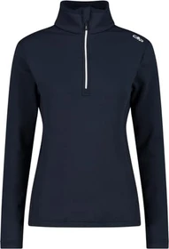 CMP Grid Tech Turtleneck Funktionsshirt langarm schwarz/blau (Damen)