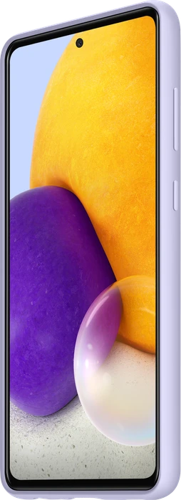 Samsung Silicone Cover für Galaxy A72 violett