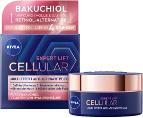 Nivea Cellular Expert Lift Bakuchiol Multi-Effekt Anti-Age Nachtpflege, 50ml