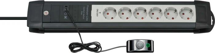 Brennenstuhl Premium-Line Comfort Switch Plus, 6-fach, 3m