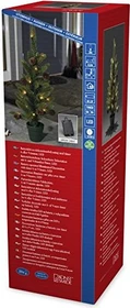 Konstsmide Weihnachtsbaum mit Tannenzapfen LED 20x warmweiß