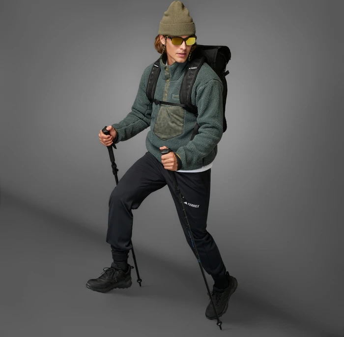 adidas Terrex Xploric High Pile Fleece Pullover legend ivy (Herren)