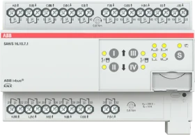 ABB SAH/S16.10.7.1 Schalt-/Jalousieaktor 16-fach, 230V, 10A, 8TE REG, Schaltaktor (2CDG110248R0011)