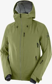Salomon Outlaw 3L Shell Skijacke martini olive/olive night/ebony (Herren)