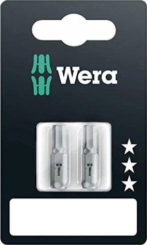 Wera 840/1 Z Innensechskant Bit 1/4", 5x25mm, 2 Stück