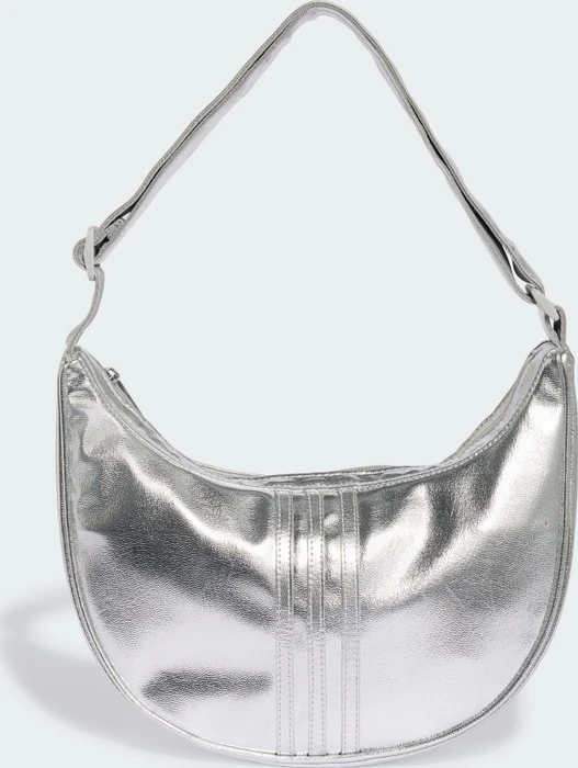 adidas Adicolor Metallic-PU Half Moon Schultertasche silver metallic