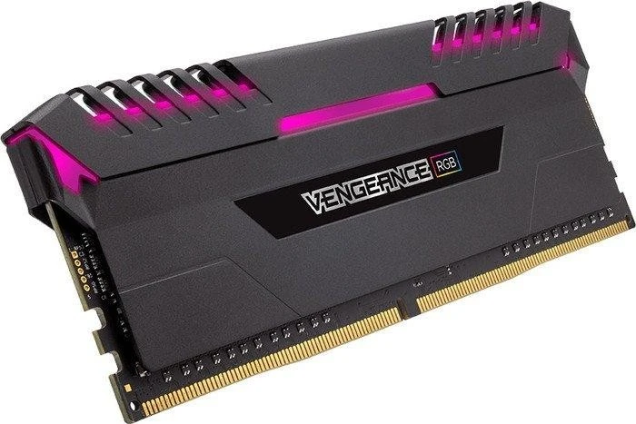 Corsair Vengeance RGB schwarz UDIMM 32GB Kit, DDR4-3000, CL15-17-17-35