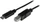 StarTech USB 2.0 Kabel, USB-C 2.0 auf USB-B 2.0 schwarz, 1m (USB2CB1M)