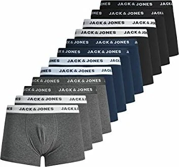 Jack & Jones 12er Pack Boxer Briefs schwarz (Herren)