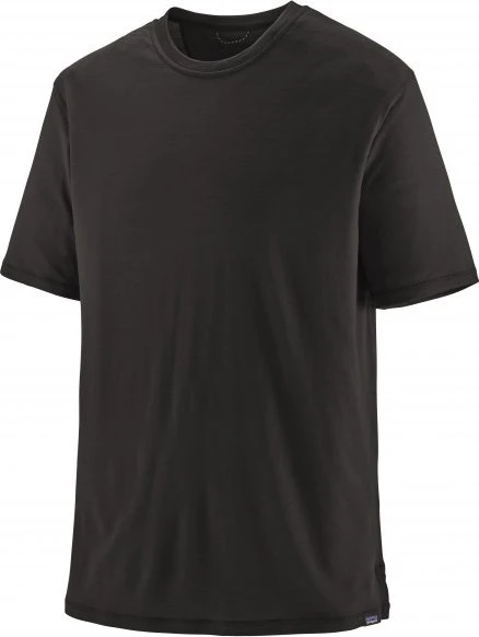 Patagonia Capilene Cool Merino Funktionsshirt kurzarm schwarz (Herren)
