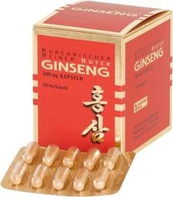 KGV Korea Ginseng Roter Ginseng Extrakt Kapseln, 100 Stück