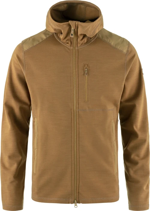 Fjällräven Keb Fleece Hoodie Funktionsjacke buckwheat brown (Herren)