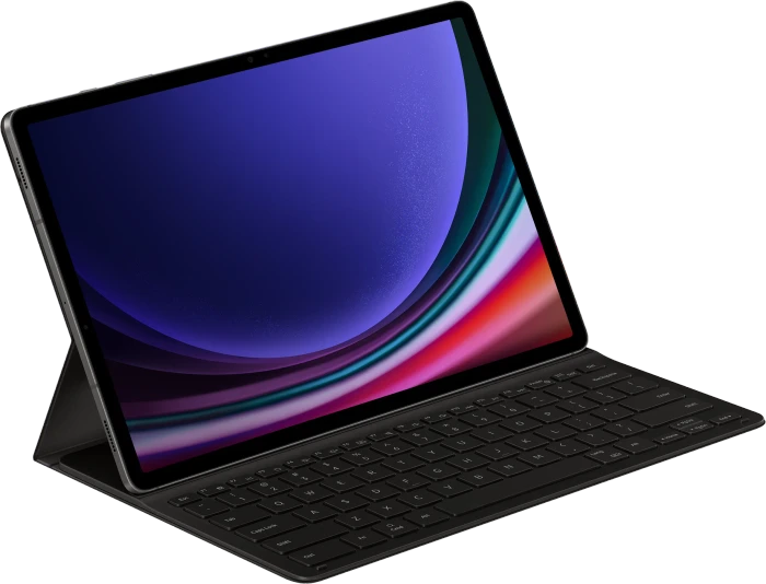 Samsung EF-DX810 Book Cover Keyboard Slim für Galaxy Tab S9+ / S9 FE+ / S10+, schwarz, DE