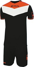 Givova Kit Campo Fluo Set schwarz/neonorange