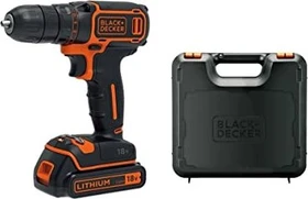 Black&Decker BDCDC18K Akku-Bohrschrauber inkl. Koffer + Akku 1.5Ah