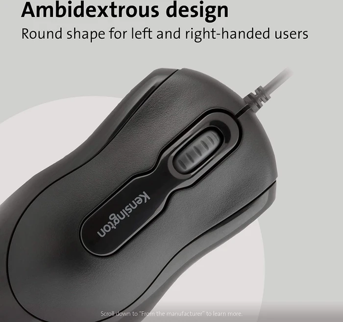 Kensington Mouse in a Box Wired schwarz, USB