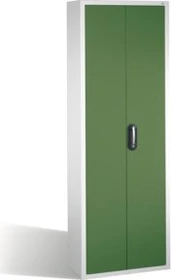C+P Möbelsysteme S10045 Serie 13 Werkstattschrank lichtgrau/resedagrün