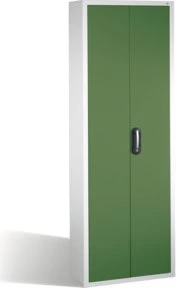 C+P Möbelsysteme S10045 Serie 13 Werkstattschrank lichtgrau/resedagrün