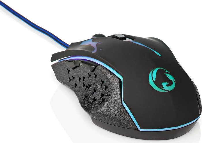 Nedis Gaming Mouse 3600dpi, schwarz, USB