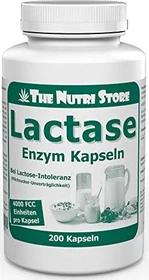 The Nutri Store Lactase 4.000 FCC Enzym Kapseln, 200 Stück