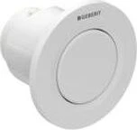Geberit Typ 01 Fernbetätigung pneumatisch, für 1-Mengen-Spülung, UP-Drücker, weiß