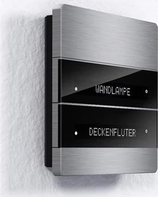 Enertex MeTa KNX Standard Raumcontroller 2-fach alu