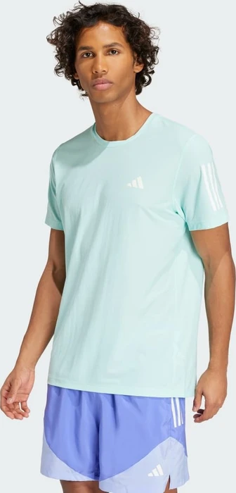 adidas Own The Run Laufshirt kurzarm semi flash aqua (Herren)