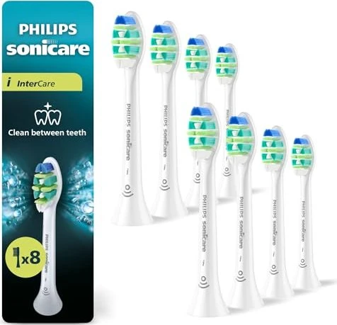 Philips HX9008/87 Sonicare i InterCare Ersatzbürste, 8 Stück