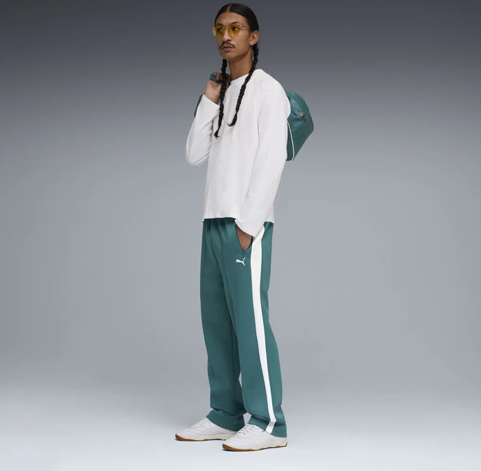 Puma T7 Always On Relaxed Trainingshose lang emerald ice (Herren)