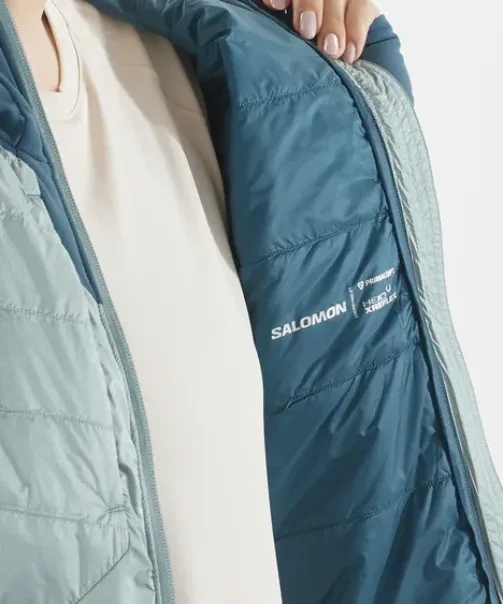 Salomon Elixir Hybrid Hooded Funktionsjacke arona/deep dive (Damen)