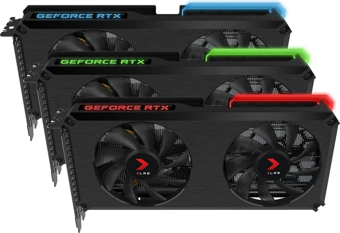 PNY GeForce RTX 3060 Ti XLR8 Gaming Revel Epic-X RGB Dual Fan LHR, 8GB GDDR6, HDMI, 3x DP