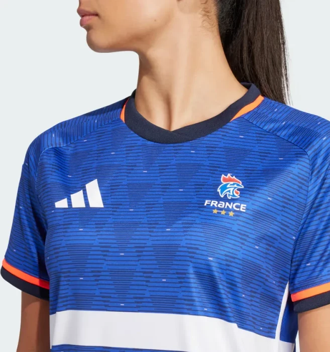 adidas Frankreich Handball Replica Trikot kurzarm semi lucid blue (Damen)