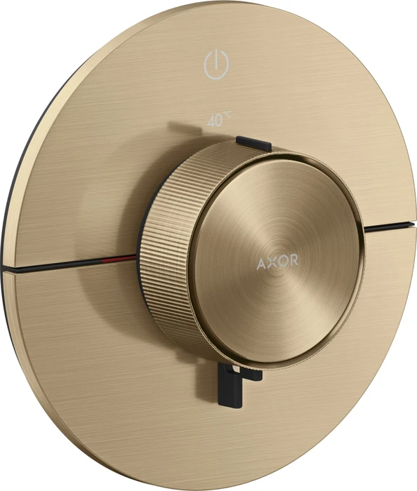 Hansgrohe Axor ShowerSelect ID rund Thermostat für 1 Verbraucher brushed bronze