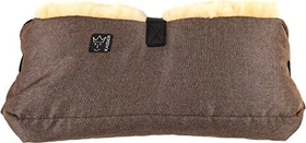 Kaiser Big Double Lammfellhandwärmer brown melange