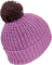 Jack Wolfskin Pompom Badge Beanie vivid orchid (Junior) Vorschaubild