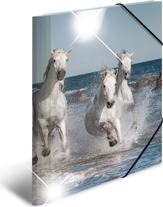 Herma Glossy Tiere Sammelmappe, A4, Pferde