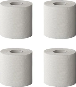 Travellife Toilettenpapier schnell löslich 2-lagig weiß, 4 Rollen