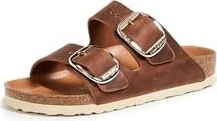 Birkenstock Arizona Big Buckle Nubukleder antique brown (Damen)