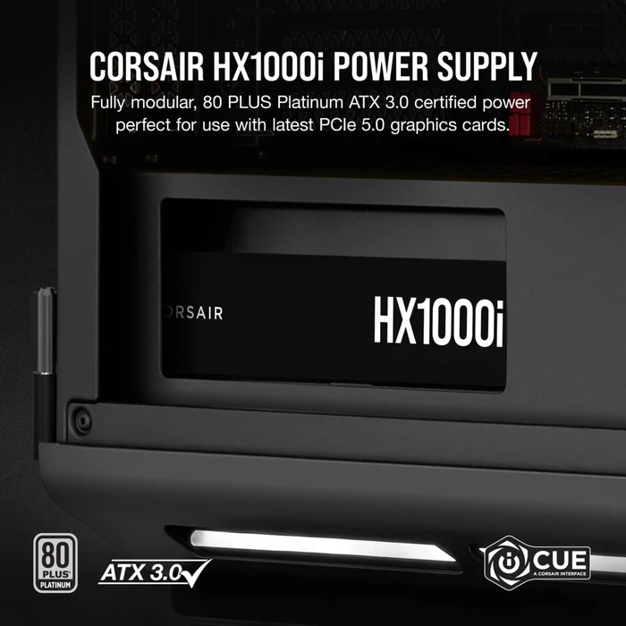 Corsair HXi Series 2023 HX1000i 1000W, ATX 3.1