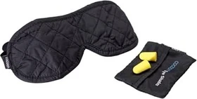Cocoon Eye Shades Schlafmaske inkl. Ohrstöpsel schwarz/grau