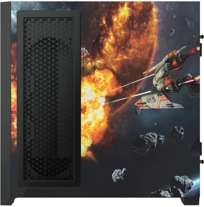 Corsair iCue 5000X RGB Signature Series Planetary, schwarz, Glasfenster