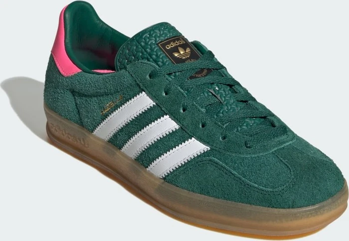 adidas Gazelle Indoor collegiate green/cloud white/lucid pink (Damen)