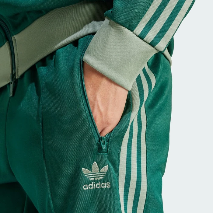 adidas Adicolor Classics Beckenbauer Trainingshose lang collegiate green/silver green (Herren)