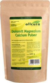 allcura Dolomit Magnesium Calcium Pulver, 400g