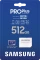 Samsung PRO Plus R180/W130 512GB Kit, UHS-I U3, A2, Class 10 Vorschaubild