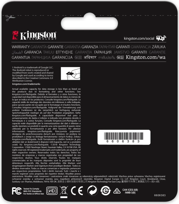 Kingston Canvas React R100/W80 512GB Kit, UHS-I U3, A1, Class 10